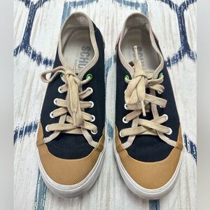 SCHUTZ Black and Brown Casual Sneakers size eu 40
